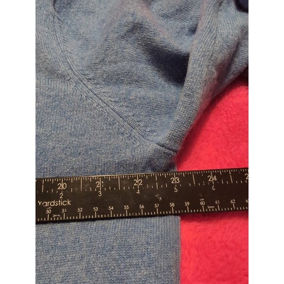 Club Room Storm Blue Long Sleeve 100% Cashmere Sweater Men's Size L NWT - Picture 6 of 7